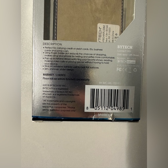 Bytech Smart Wallet with Pop Up Stand - Picture 7 of 9